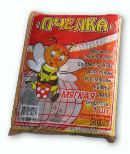 Тряпка для пола прошивная "Пчелка" /75см*100см/ (20шт*уп)