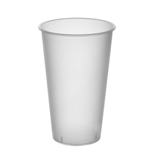 Стакан 500 мл Bubble Cup прозрач. МАТОВЫЙ ПП 90мм /21шт*24уп/504шт/Смарт