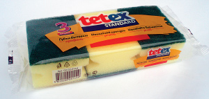 Губка кух. А- 3 "TETEX" /85х65х41 мм/3шт*пач/ 30пач*уп/02-02-0144