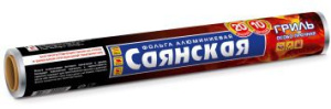 Фольга алюм. Саянская (20мкм) 29см х 10м "Особо прочная ГРИЛЬ"/ в плёнке/ ФЛГ27716 /20 шт в кор/