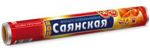 Фольга алюм. Саянская (14мкм) 29см х 10м "Особо прочная" /35шт*кор//ФЛГ27564/