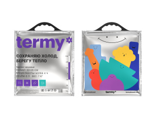 Термопакет 32 х 35 см  "MINI"  /6л/7кг  Мет/ПВД  (150шт*кор_10шт*пачка) ТПС 01/ Termy