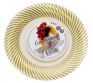 Тарелка D=180мм Complement бежевая Golden Wave 12шт*уп*20уп*кор/240шт/ 67666
