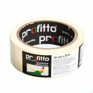 Лента малярная  38 х 25м  /8штх 6уп/48шт*кор/   PROFITTO  К55706