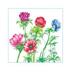 Салфетка 1-сл. 24*24   40л  Desna Design  Анемоны /32уп*кор/57572