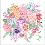 Салфетка 3-сл. 33*33  20л Bouquet Home Collection Classic  Праздничный букет /12пач*кор/57263
