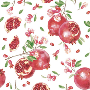 Салфетка 3-сл. 33*33  20л Art Bouquet Гранатовый сад /12пач*кор/57842