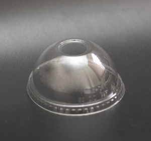Крышка купольная  "Veggo" С ОТВЕРСТИЕМ "PET" D-95 mm  300/425/500мл  100/800 шт/