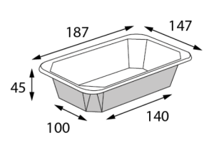 OSQ Коробка  OCTOBOX  500Крафт/бел /187х140х147/ 70шт*уп/560 шт/крышка 38525