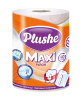 Полотенца бумажные 2-сл. кухонные  "Plushe"  белые с рисунком MAXI  40м /18шт*уп/16982