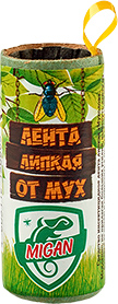 Липкая лента от мух 100шт/1000 шт/"Migan"  Я-255