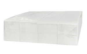 Салфетка 2-сл. 33*33 200 л 1/8 сложения Plushe белые/16 гр/7 пач*кор/89194