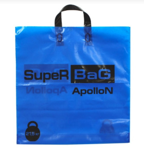 Пакет с петл.ручкой (БП) 44х44+3,5 (90) SupeRBaG синий ТК 9 /30/300/