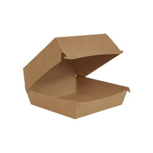 Коробка для гамбургера А1 ECO BURGER L 120х120х70мм "Крафт/крафт"  50/150 шт