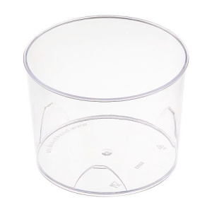 Креманка круглая 200мл ПС D=78mm H=57mm, прозрач. /5083П/400 шт/крышка 7830