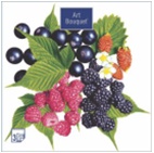Салфетка 3-сл. 33*33  20л Art Bouquet Ягодное ассорти /12пач*кор/37366