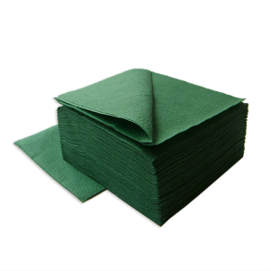 Салфетка 1-сл  24*24  400л  "LIME" темно-зеленые /12 пач*уп/410600