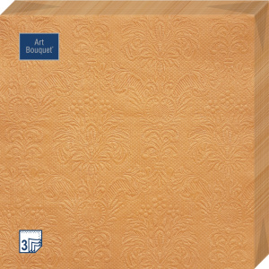 Салфетка 3-сл. 33*33  16л Bouquet   Барокко  охра/12уп*кор/57245