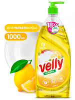 GraSS Velly 1л. Моющее ср-во д/посуды Лимон/12шт*кор/125427