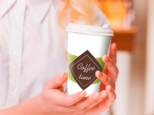 Стакан бумаж. 250мл COFFEE TIME (50/1000шт/кор) ЛигаПак d=79мм