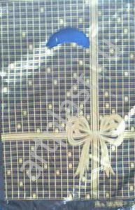 Пакет с выруб. неус. руч. 21х35 (20) Мини ПНД ЧЕРНАЯ клетка /500/5000/  ТК 556