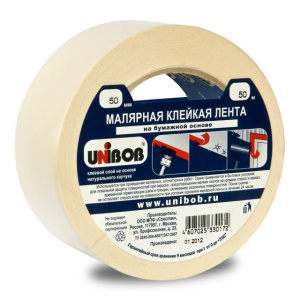 Лента малярная  48 х 40м  6шт*уп/36шт*кор/  UNIBOB  К04380