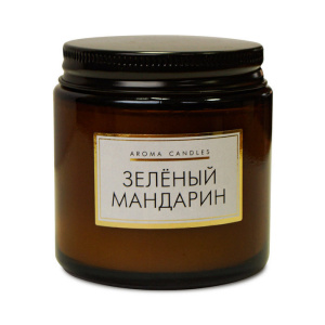 Свечи в банке ароматизир. "Зеленый мандарин" 200 гр /12 шт/321833
