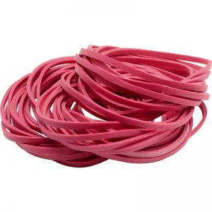 Резинка для банкнот R-50мм 1000гр /20/ Оптима красная