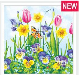 Салфетка 3-сл. 33*33  20л Art Bouquet Цветочная сказка /12пач*кор/37368
