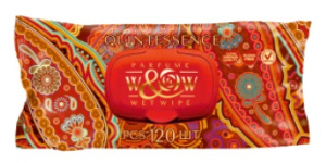 Влажные салфетки  120шт W&W Quinta Essence/с клапаном/10 шт*кор/WQG-120