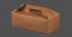 Коробка на вынос ECO BOX WITH HANDLE  290*143*98 /25 шт/200 шт