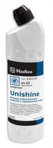 HADLEE Unishine 0,75 л Моющее отбеливающее ср-во с содерж. хлора/5102-07/кор*15шт