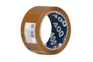 Лента клейкая   48 х 66  40мкм  UNIBOB 400 темный  инд упак /36шт*кор/К31246