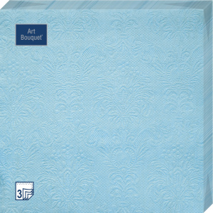 Салфетка 3-сл. 33*33  16л Bouquet   Барокко  аквамарин /12уп*кор/57217