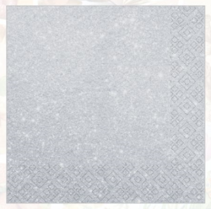 РАСПРОДАЖА Салфетка 3-сл. 33*33  20л Bouquet Silver Серебро /12пач*кор/37020